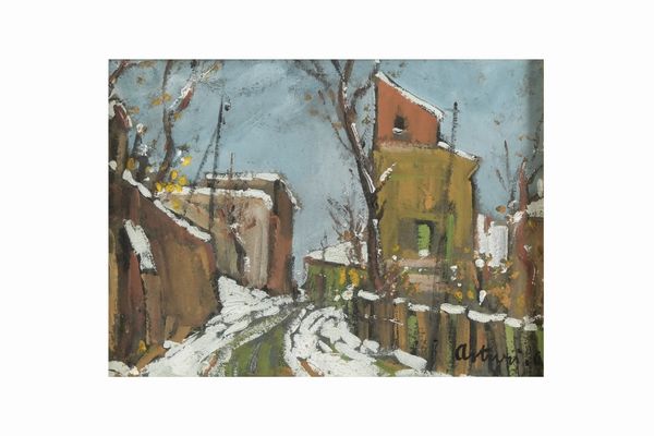 Antonio Asturi : Senza titolo  - Asta Dipinti del XIX-XX Secolo - Associazione Nazionale - Case d'Asta italiane