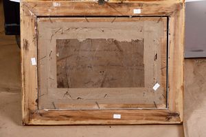 Costantino Prinetti : Paesaggio con figure  - Asta Dipinti del XIX-XX Secolo - Associazione Nazionale - Case d'Asta italiane