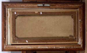 Scuola romana, inizio XX secolo Veduta con acquedotto  - Asta Dipinti del XIX-XX Secolo - Associazione Nazionale - Case d'Asta italiane