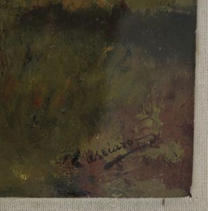 Guido Casciaro : Paesaggio montano  - Asta Dipinti del XIX-XX Secolo - Associazione Nazionale - Case d'Asta italiane