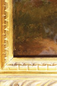 Anonimo del XIX secolo Scontro di cavalleria  - Asta Dipinti del XIX-XX Secolo - Associazione Nazionale - Case d'Asta italiane