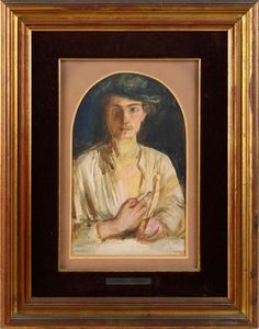 Armando Spadini - Autoritratto giovanile