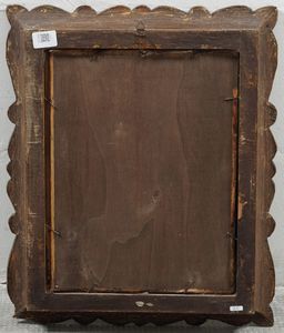 Roberto Carignani : Ritratto di anziano con pipa  - Asta Dipinti del XIX-XX Secolo - Associazione Nazionale - Case d'Asta italiane