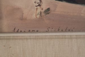 Adriano Scibaldi : Porto di Savona  - Asta Dipinti del XIX-XX Secolo - Associazione Nazionale - Case d'Asta italiane