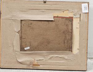 Gennaro Villani : Cerbiatto  - Asta Dipinti del XIX-XX Secolo - Associazione Nazionale - Case d'Asta italiane