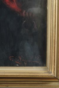 Paolo Emilio Passaro : Ritratto femminile, 1955  - Asta Dipinti del XIX-XX Secolo - Associazione Nazionale - Case d'Asta italiane