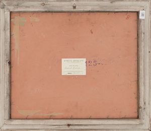 Enrico Ortolani : Veduta di Anticoli Corrado  - Asta Dipinti del XIX-XX Secolo - Associazione Nazionale - Case d'Asta italiane