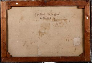 Gianni Reggio (1898 - 1961) Maggio (Valsassina) La Vallata  - Asta Dipinti del XIX-XX Secolo - Associazione Nazionale - Case d'Asta italiane