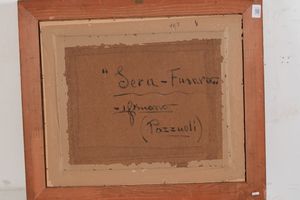 Leon Giuseppe Buono : Sera Fusaro  - Asta Dipinti del XIX-XX Secolo - Associazione Nazionale - Case d'Asta italiane
