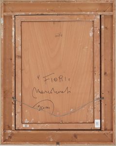 MARCO NOVATI : Fiori  - Asta Dipinti del XIX-XX Secolo - Associazione Nazionale - Case d'Asta italiane