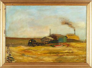 Guido Ziveri - La Marina di Multedo, 1956