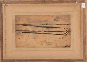 Tito Pellicciotti : Carovana nel deserto  - Asta Dipinti del XIX-XX Secolo - Associazione Nazionale - Case d'Asta italiane