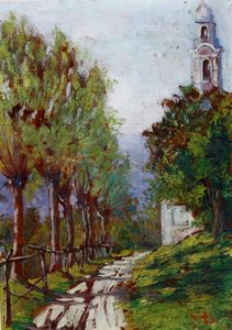 Cesare Bentivoglio - Strada di campagna