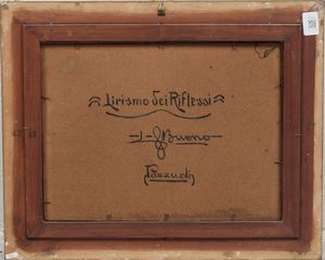 Leon Giuseppe Buono : Lirismo dei riflessi  - Asta Dipinti del XIX-XX Secolo - Associazione Nazionale - Case d'Asta italiane