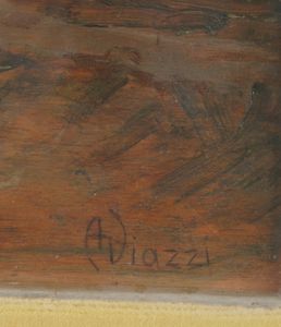 Alessandro Viazzi : Caccia alla volpe  - Asta Dipinti del XIX-XX Secolo - Associazione Nazionale - Case d'Asta italiane