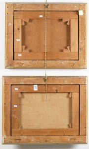 G. Renica Due vedute costiere  - Asta Dipinti del XIX-XX Secolo - Associazione Nazionale - Case d'Asta italiane