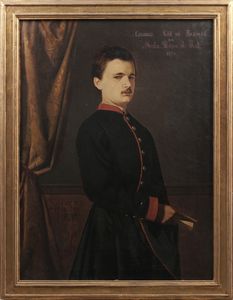 Antonio Varni - Ritratto di soldato, 1870