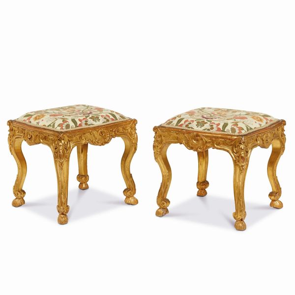 COPPIA DI PANCHETTI, SECOLO XVIII  - Asta INTERNATIONAL FINE ART - Associazione Nazionale - Case d'Asta italiane