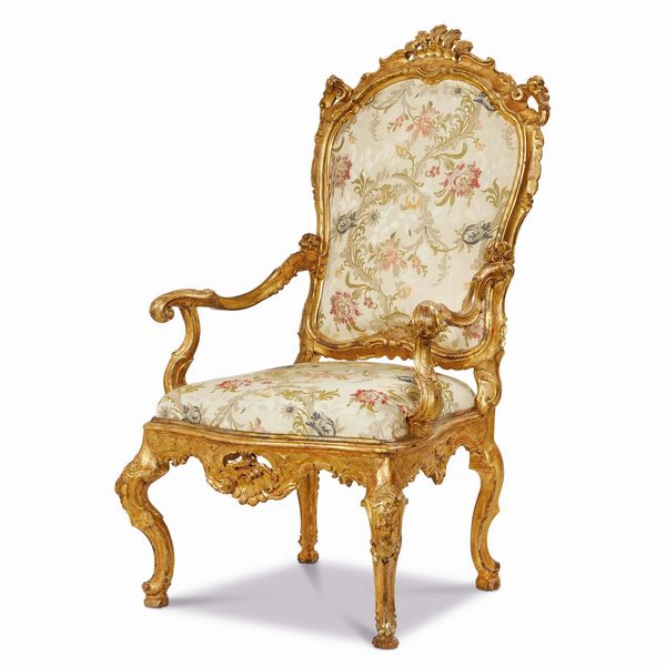 POLTRONA, VENEZIA, SECOLO XVIII  - Asta INTERNATIONAL FINE ART - Associazione Nazionale - Case d'Asta italiane