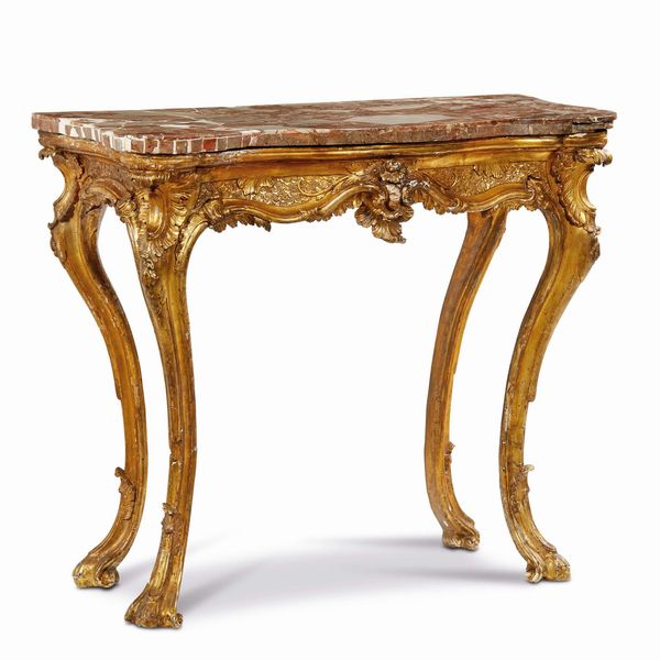 COPPIA DI CONSOLES, NAPOLI, SECOLO XVIII  - Asta INTERNATIONAL FINE ART - Associazione Nazionale - Case d'Asta italiane