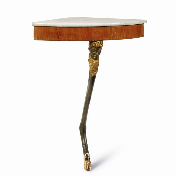 COPPIA DI CONSOLE AD ANGOLO, TOSCANA, SECOLO XIX  - Asta INTERNATIONAL FINE ART - Associazione Nazionale - Case d'Asta italiane