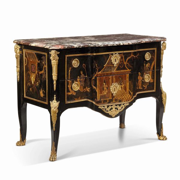 CASSETTONE, FRANCIA, SECONDA MET SECOLO XVIII  - Asta INTERNATIONAL FINE ART - Associazione Nazionale - Case d'Asta italiane