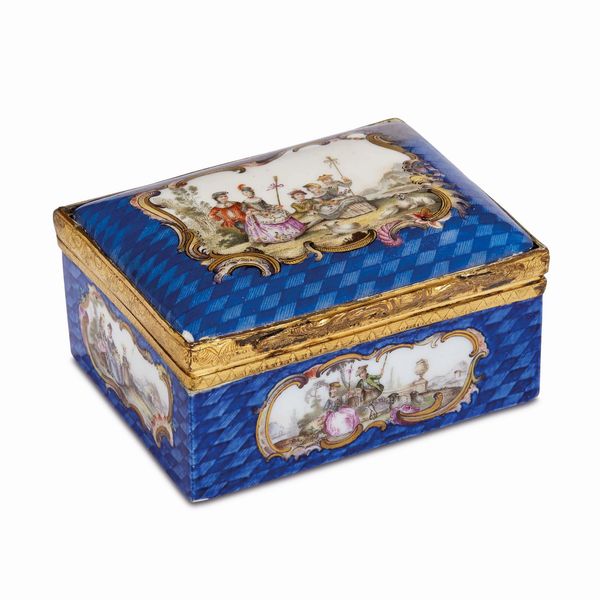 TABACCHIERA, MEISSEN, SECOLO XVIII  - Asta INTERNATIONAL FINE ART - Associazione Nazionale - Case d'Asta italiane