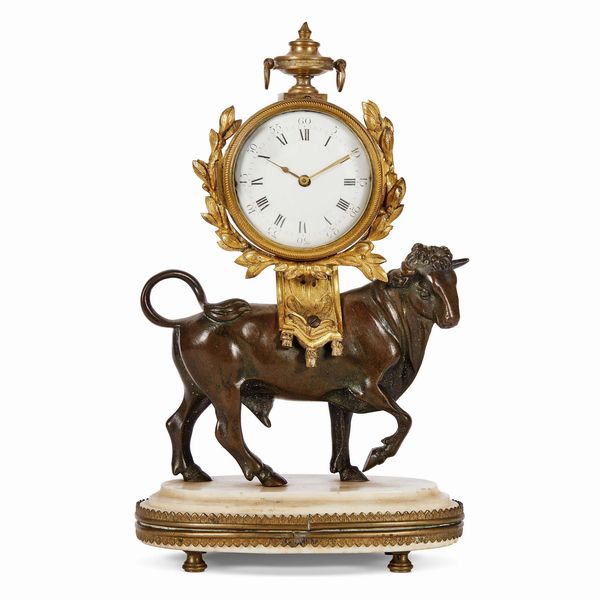 OROLOGIO DA TAVOLO, FRANCIA, SECOLO XIX  - Asta INTERNATIONAL FINE ART - Associazione Nazionale - Case d'Asta italiane