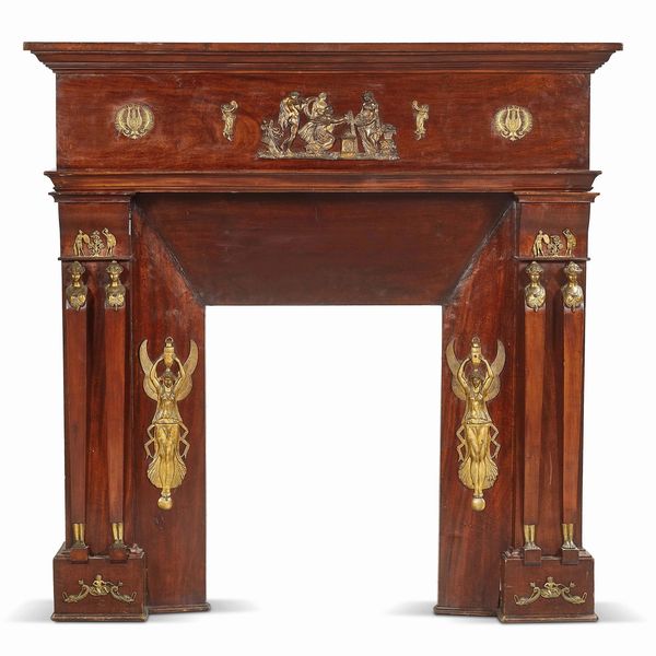 FRONTE DI CAMINO IN STILE IMPERO  - Asta INTERNATIONAL FINE ART - Associazione Nazionale - Case d'Asta italiane