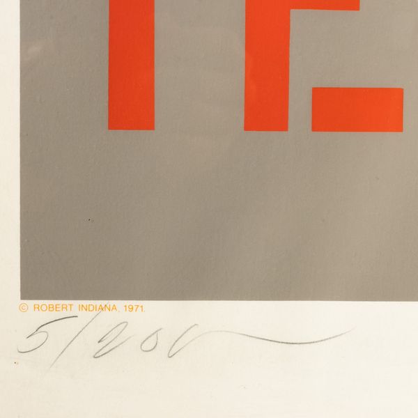 Robert Indiana : Terre Haute  - Asta Selected Prints - Associazione Nazionale - Case d'Asta italiane