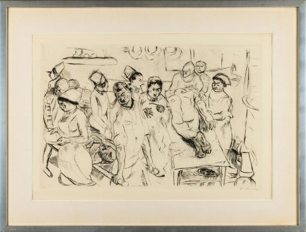 Max Beckmann : Groe Operation  - Asta Selected Prints - Associazione Nazionale - Case d'Asta italiane