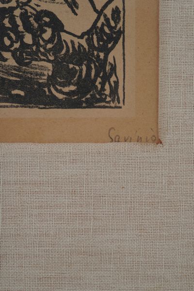 Alberto Savinio : Amore - Psiche (da La Nostra Anima)  - Asta Selected Prints - Associazione Nazionale - Case d'Asta italiane