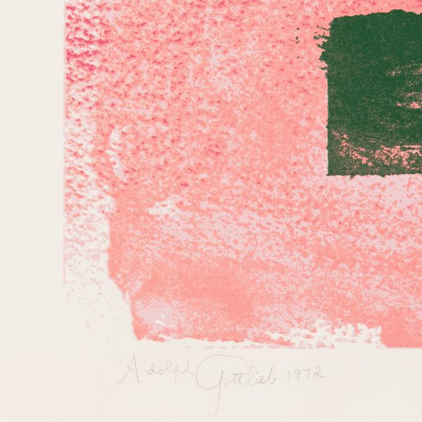 Adolph Gottlieb : Pink Ground  - Asta Selected Prints - Associazione Nazionale - Case d'Asta italiane