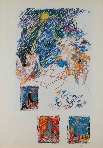 MARIO SCHIFANO : Senza titolo  - Asta Selected Prints - Associazione Nazionale - Case d'Asta italiane