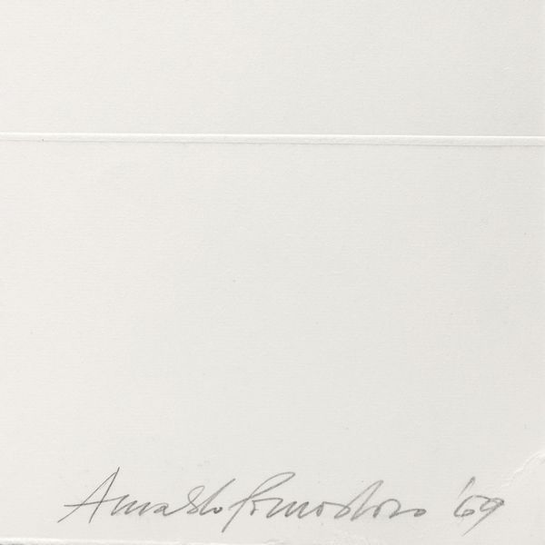 Arnaldo Pomodoro : Senza titolo  - Asta Selected Prints - Associazione Nazionale - Case d'Asta italiane