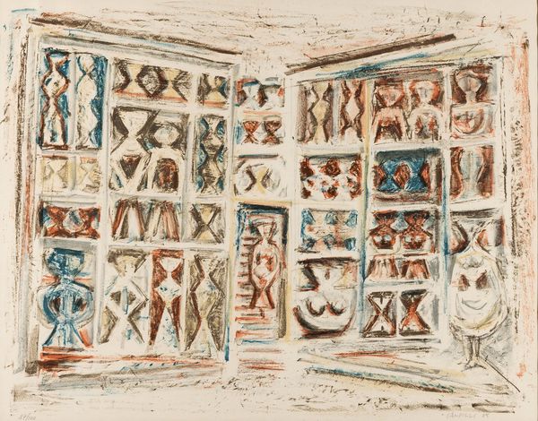 Massimo Campigli : Finestre  - Asta Selected Prints - Associazione Nazionale - Case d'Asta italiane