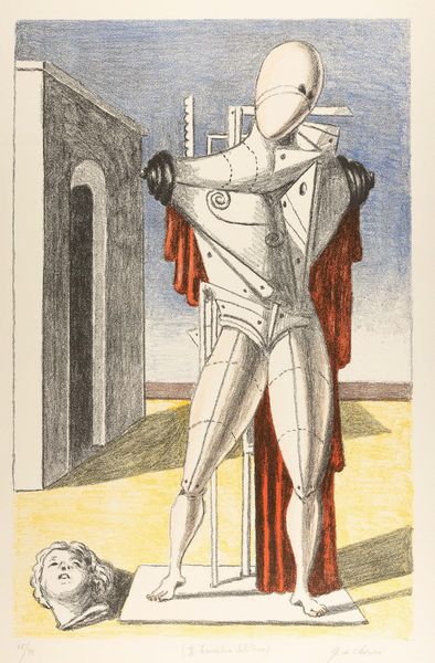 Giorgio de Chirico : Il trovatore solitario  - Asta Selected Prints - Associazione Nazionale - Case d'Asta italiane