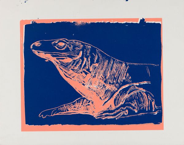 Andy Warhol : Vanishing Animals (Komodo Monitor)  - Asta Selected Prints - Associazione Nazionale - Case d'Asta italiane