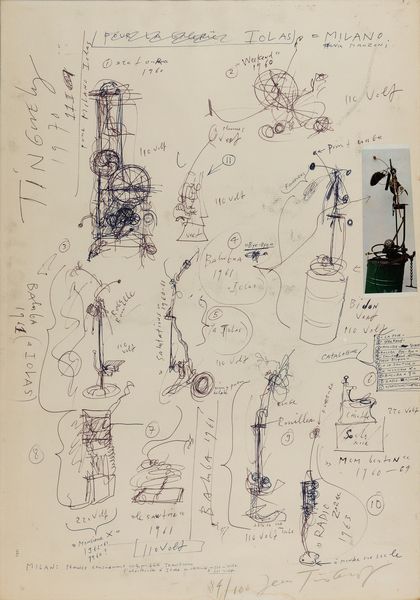 Jean Tinguely : Senza titolo  - Asta Selected Prints - Associazione Nazionale - Case d'Asta italiane