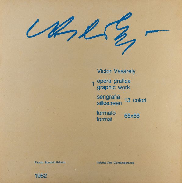 VICTOR VASARELY : Senza titolo  - Asta Selected Prints - Associazione Nazionale - Case d'Asta italiane