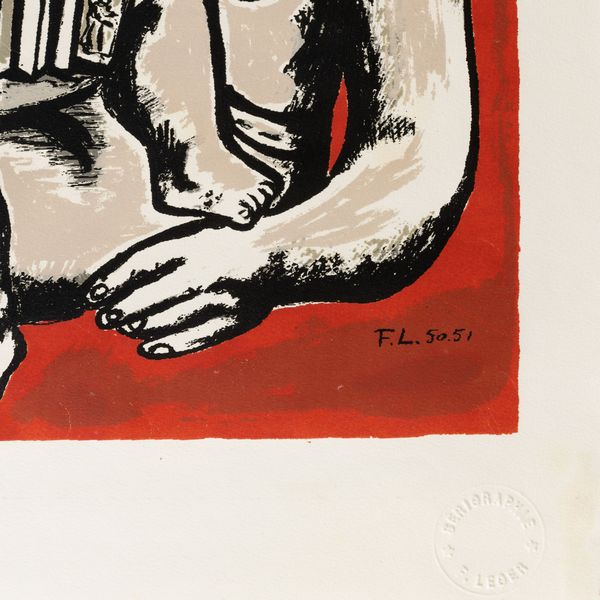 Fernand Léger : Femmes et Enfants a l'Accordeon  - Asta Selected Prints - Associazione Nazionale - Case d'Asta italiane