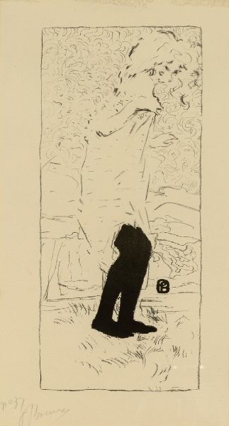 Pierre Bonnard : Jeune femme aux bas noirs  - Asta Selected Prints - Associazione Nazionale - Case d'Asta italiane