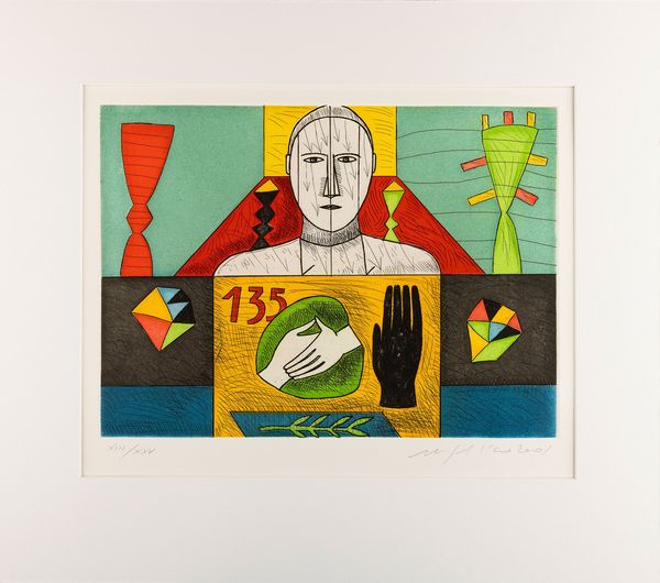 Mimmo Paladino : Matematica  - Asta Selected Prints - Associazione Nazionale - Case d'Asta italiane