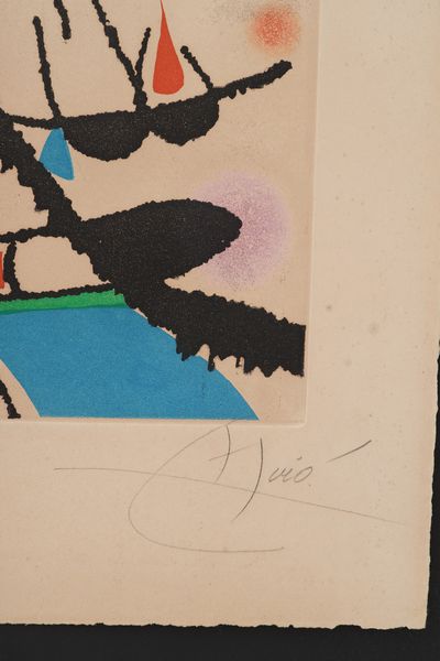 Joan Mirò : Le criquet II  - Asta Selected Prints - Associazione Nazionale - Case d'Asta italiane