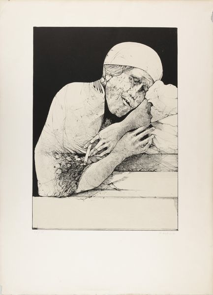 Karl Plattner : La fumatrice  - Asta Selected Prints - Associazione Nazionale - Case d'Asta italiane