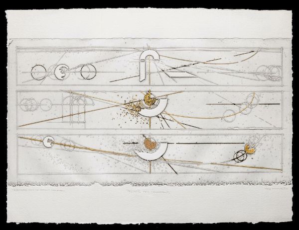 WALTER VALENTINI : Progetto per Chiaravalle  - Asta Selected Prints - Associazione Nazionale - Case d'Asta italiane