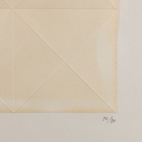 ENRICO CASTELLANI : Senza titolo - Cordonatura  - Asta Selected Prints - Associazione Nazionale - Case d'Asta italiane