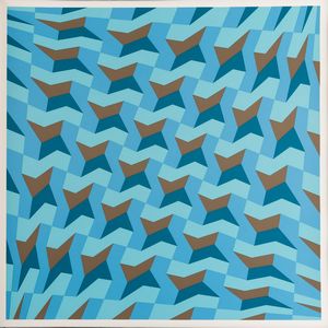 Franco Grignani : 5 Diagonali Iperboliche  - Asta Selected Prints - Associazione Nazionale - Case d'Asta italiane