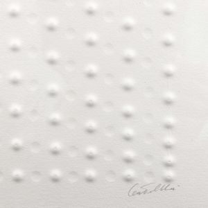 ENRICO CASTELLANI : Superficie bianca  - Asta Selected Prints - Associazione Nazionale - Case d'Asta italiane