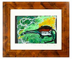 MARIO SCHIFANO : Senza titolo  - Asta Selected Prints - Associazione Nazionale - Case d'Asta italiane